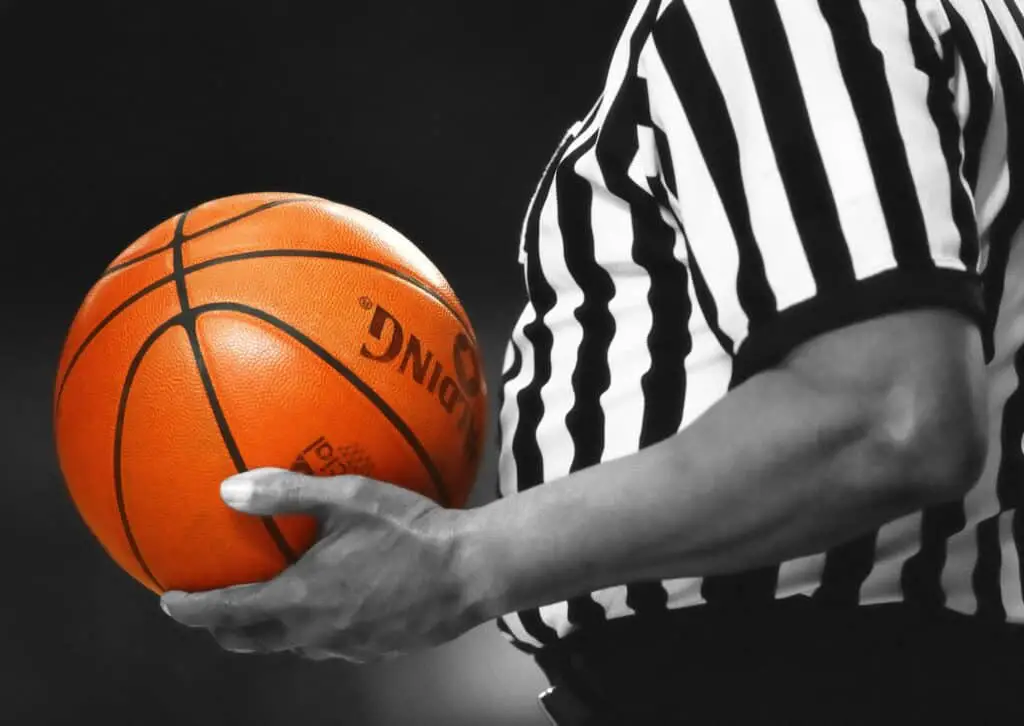 Basketball Referee ball